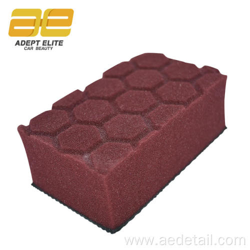 Honeycomb shape surafce car wash sponge